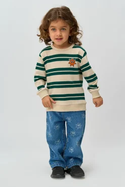 The New Siblings Robbie Sweatshirt - DEEP TEAL- Cardigans, Veste & Trøjer