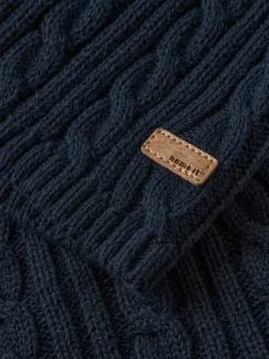 NAME IT Roman Strikket Vest - Navy Blazer- Juletøj|Cardigans, Veste & Trøjer