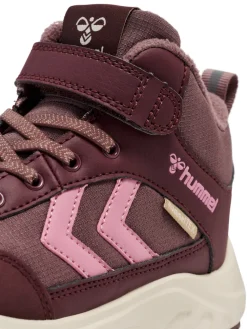 hummel Root Tex Jr - Vineyard wine- Sneakers Med Velcro