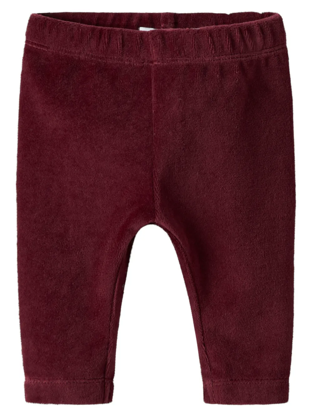 NAME IT Roxy Velour Leggings - Burgundy- Leggings|Juletøj