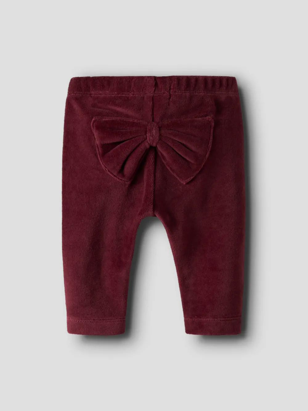 NAME IT Roxy Velour Leggings - Burgundy- Leggings|Juletøj