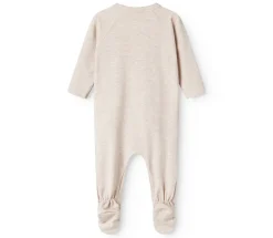 MarMar Copenhagen Rubetta Romper - Light beige melange- Heldragter M. Fod