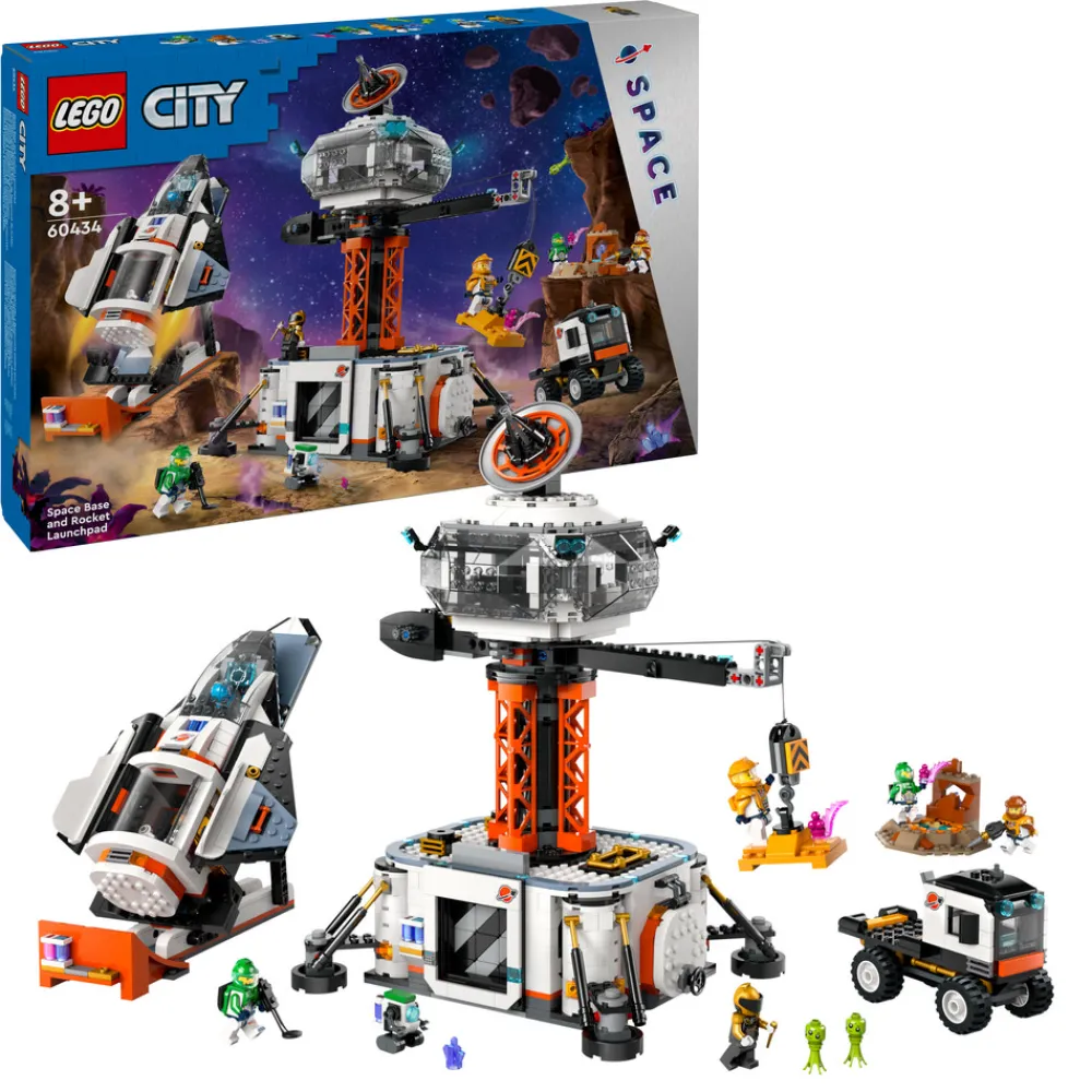 LEGO CITY Rumbase og raketaffyringsrampe 60434 LEGO® City- Lego