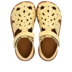 Angulus Sandal med blomster og velcro - 2706- Sandaler Med Lukket Tå