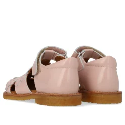 Angulus Sandal med blomster og velcro - Rosebud- Sandaler Med Lukket Tå