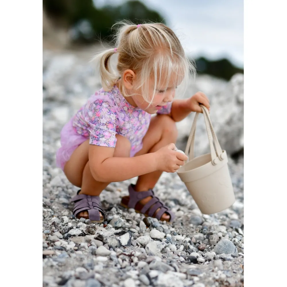 Mikk-Line Sandal Ruskind - WOODROSE- Sandaler Med Lukket Tå