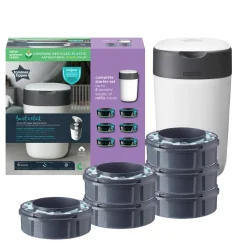 Tommee Tippee Sangenic Twist & Click 1+6 refil- Pusleudstyr Diverse