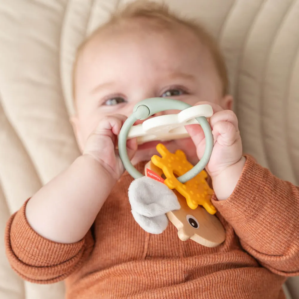 Done By Deer Sanse- & aktivitetsring Happy clouds Farvemix- Bideringe & Rangler|Aktivitetslegetøj