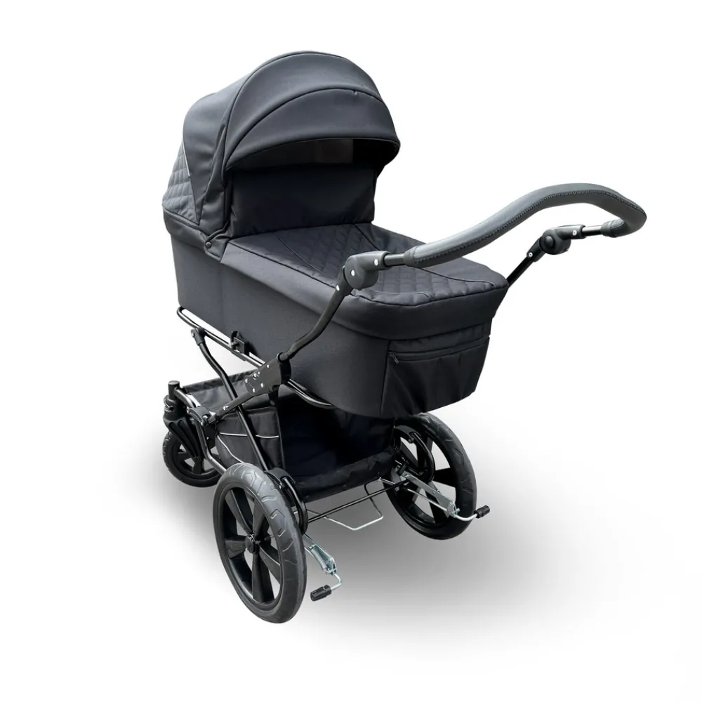 Scandia Prime - Sort- Barnevogne Med Langt Liggemål