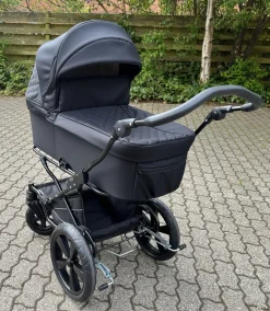 Scandia Prime - Sort- Barnevogne Med Langt Liggemål