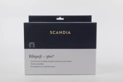 Scandia Rektangel 360 gr. bilspejl - Sort- Babyspejle