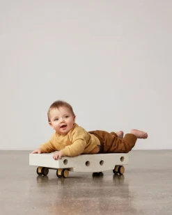 MODU Scooter board Sand Grey / Honey Yellow- Store Byggesæt|Tumlemøbler