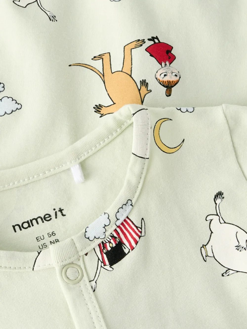 NAME IT Selper Moomin Natdragt - Pale Aqua- Nattøj & Natkjoler