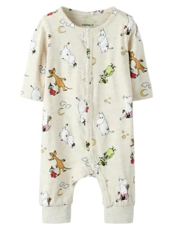 NAME IT Selper Moomin Natdragt - Peyote Melange- Nattøj & Natkjoler