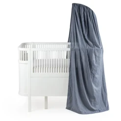 Sebra Sengehimmel, forest lake blue-Børn Sengehimler & Himmelpinde