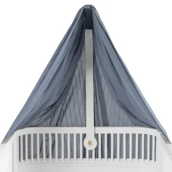 Sebra Sengehimmel, forest lake blue-Børn Sengehimler & Himmelpinde