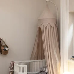 Sebra Sengehimmel-holder, vægmonteret - classic white-Børn Sengehimler & Himmelpinde