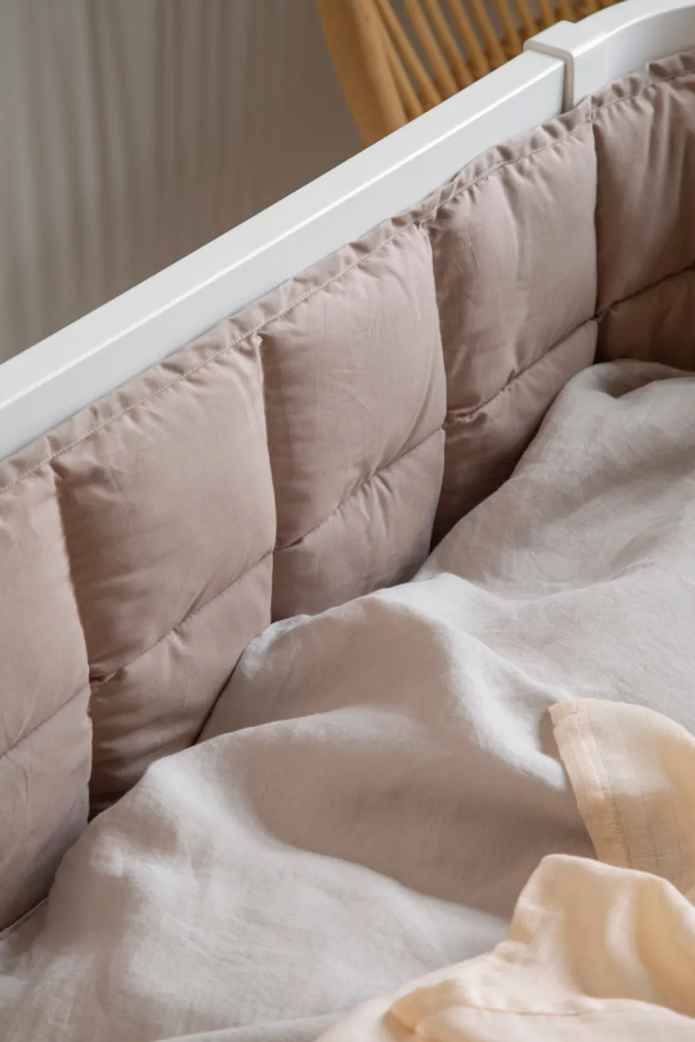 Sebra Sengerand, kapok - jetty beige-Børn Sengerande