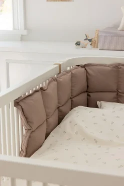 Sebra Sengerand, kapok, halv længde, jetty beige-Børn Sengerande