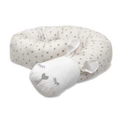 VINTER & BLOOM Sengeslange - Beige/firkløver-Børn Sengerande