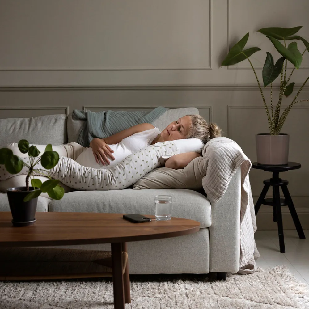 VINTER & BLOOM Sengeslange - Beige/firkløver-Børn Sengerande