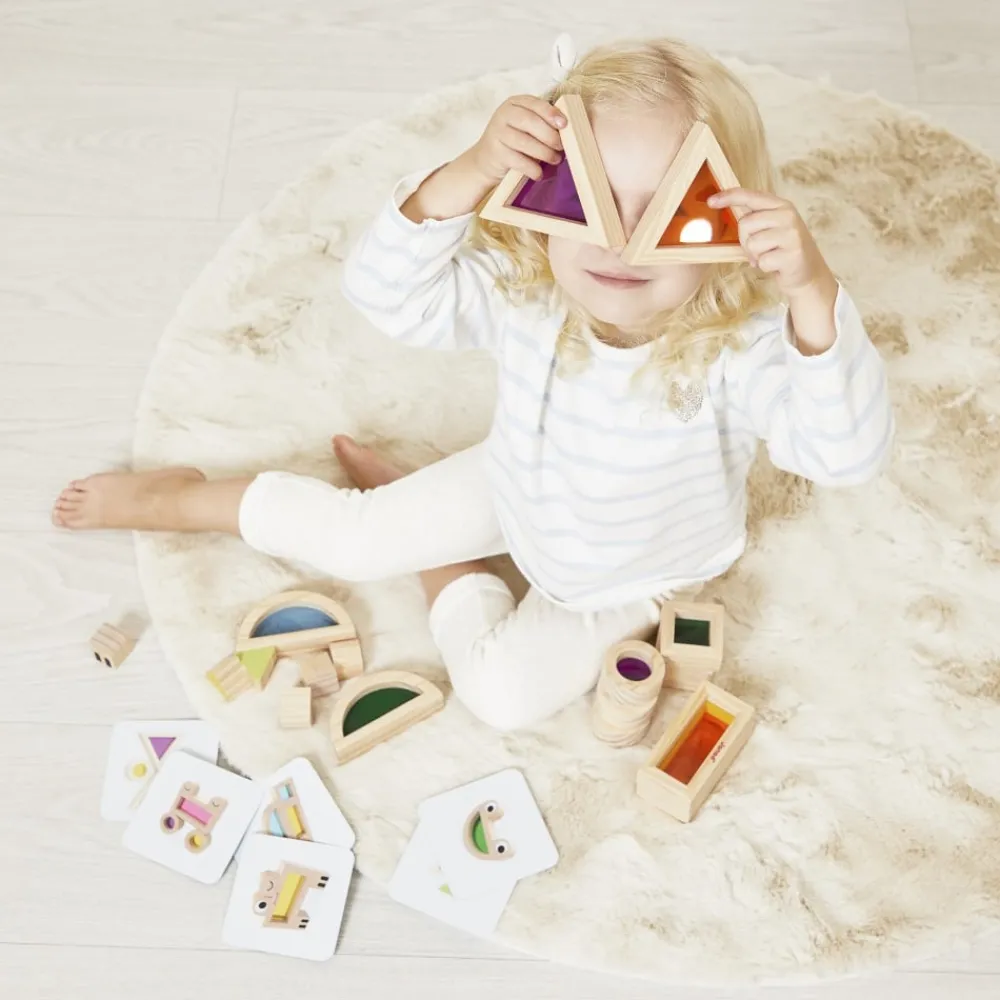 Janod Sensory - Translucent Blocks- Træklodser