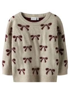 NAME IT Senya Trøje - Cement- Cardigans, Veste & Trøjer