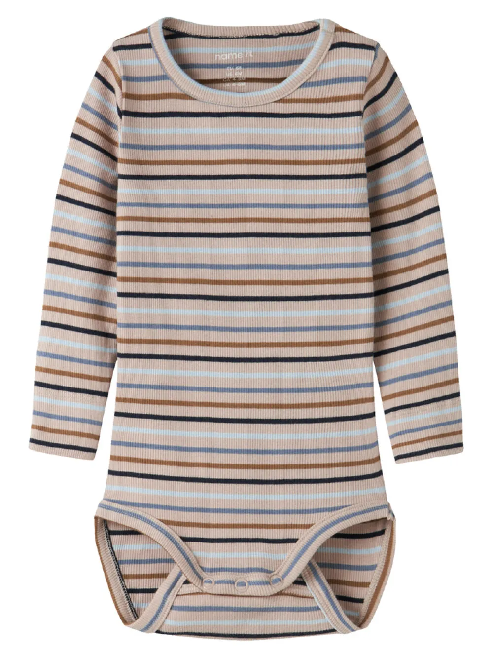 NAME IT Serro Langærmet Body - Mushroom- Bodystocking Langærmet
