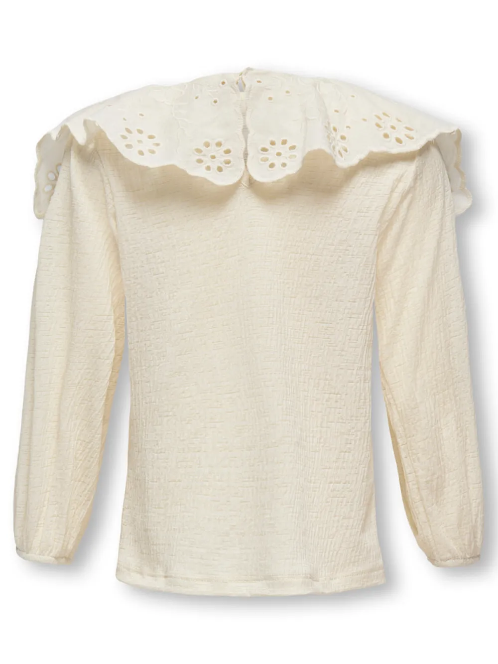 KIDS ONLY Sia Pella langærmet top - BIRCH- Bluser