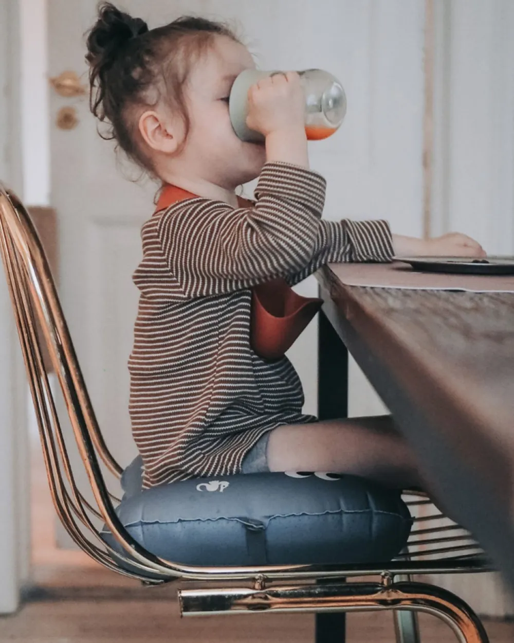 NOUI NOUI Siddepude - hav støvet blå-Børn Tilbehør Til Højstole