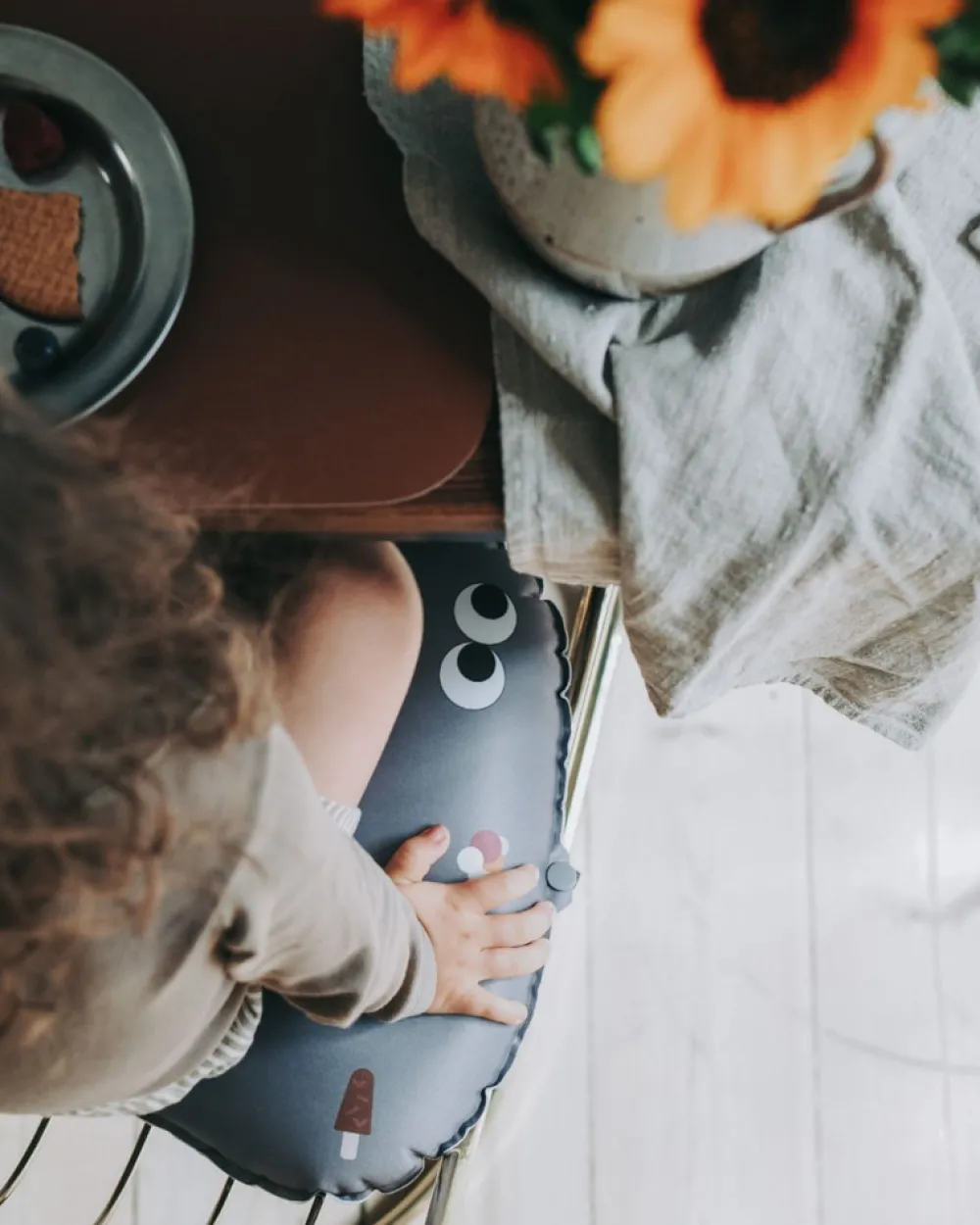 NOUI NOUI Siddepude - ice cream/grey-Børn Tilbehør Til Højstole