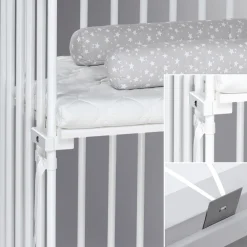 Babybay Side by side seng, Boxspring XXL - hvid-Børn Side By Side Senge