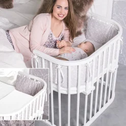 Babybay Side by side seng, original - hvid-Børn Side By Side Senge