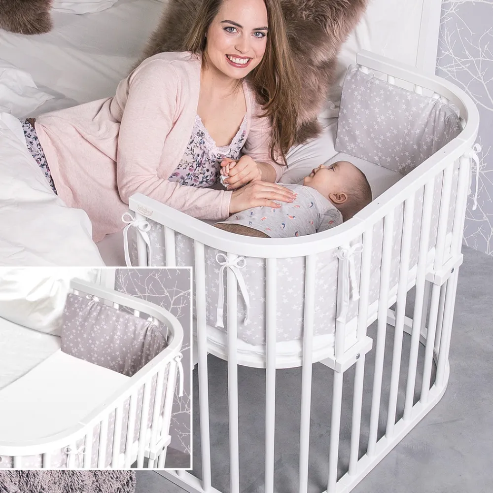 Babybay Side by side seng, original - hvid-Børn Side By Side Senge