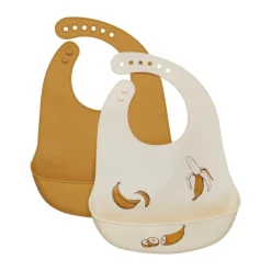 CeLaVi Silicon Hagesmæk (2-Pak) - 341 Harvest Gold- Hagesmække