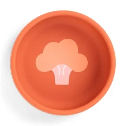 Done By Deer Silikone første spisesæt - Papaya- Service