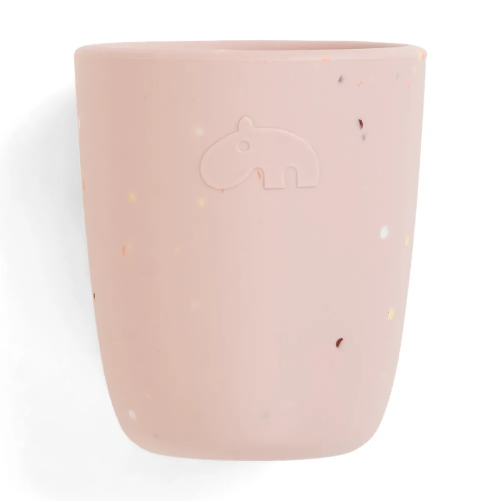 Done By Deer Silikone første spisesæt - Papaya- Service