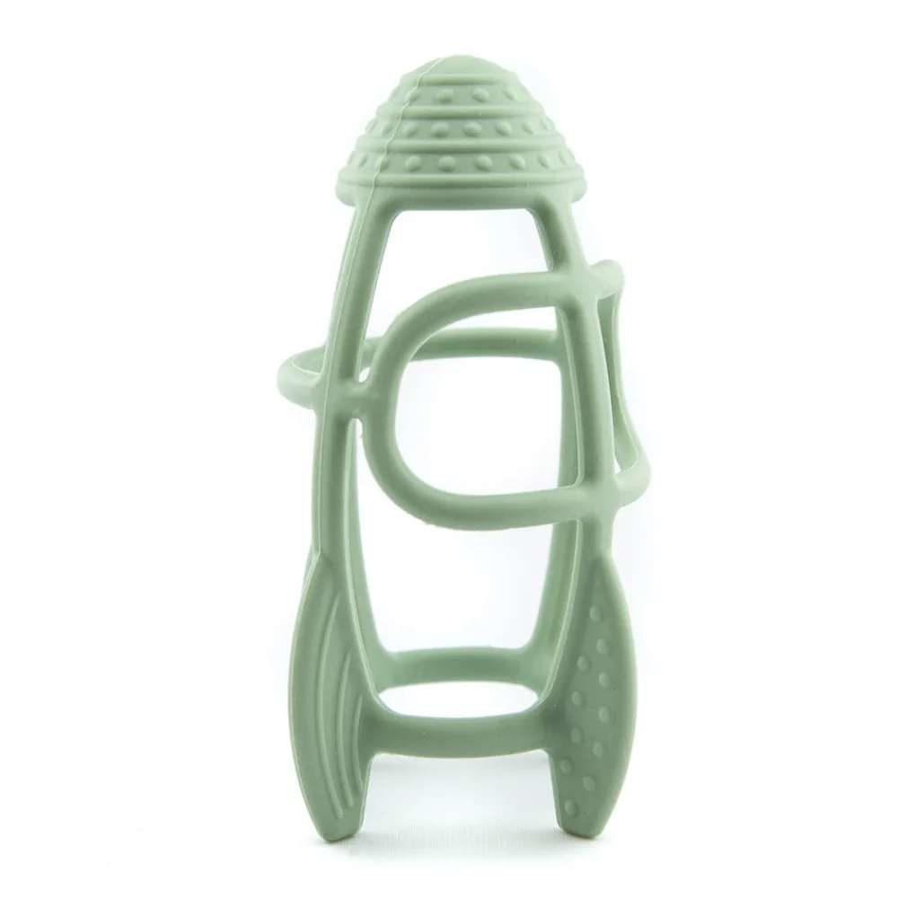 Le Toft Silikone Raket - støvet grøn- Sansebolde