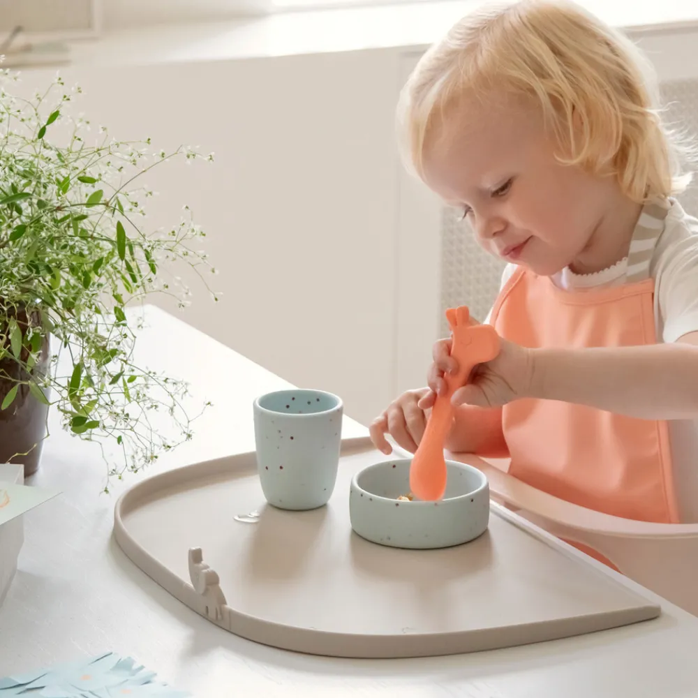 Done By Deer Silikone ske 2 stk Lalee Pudder- Bestik