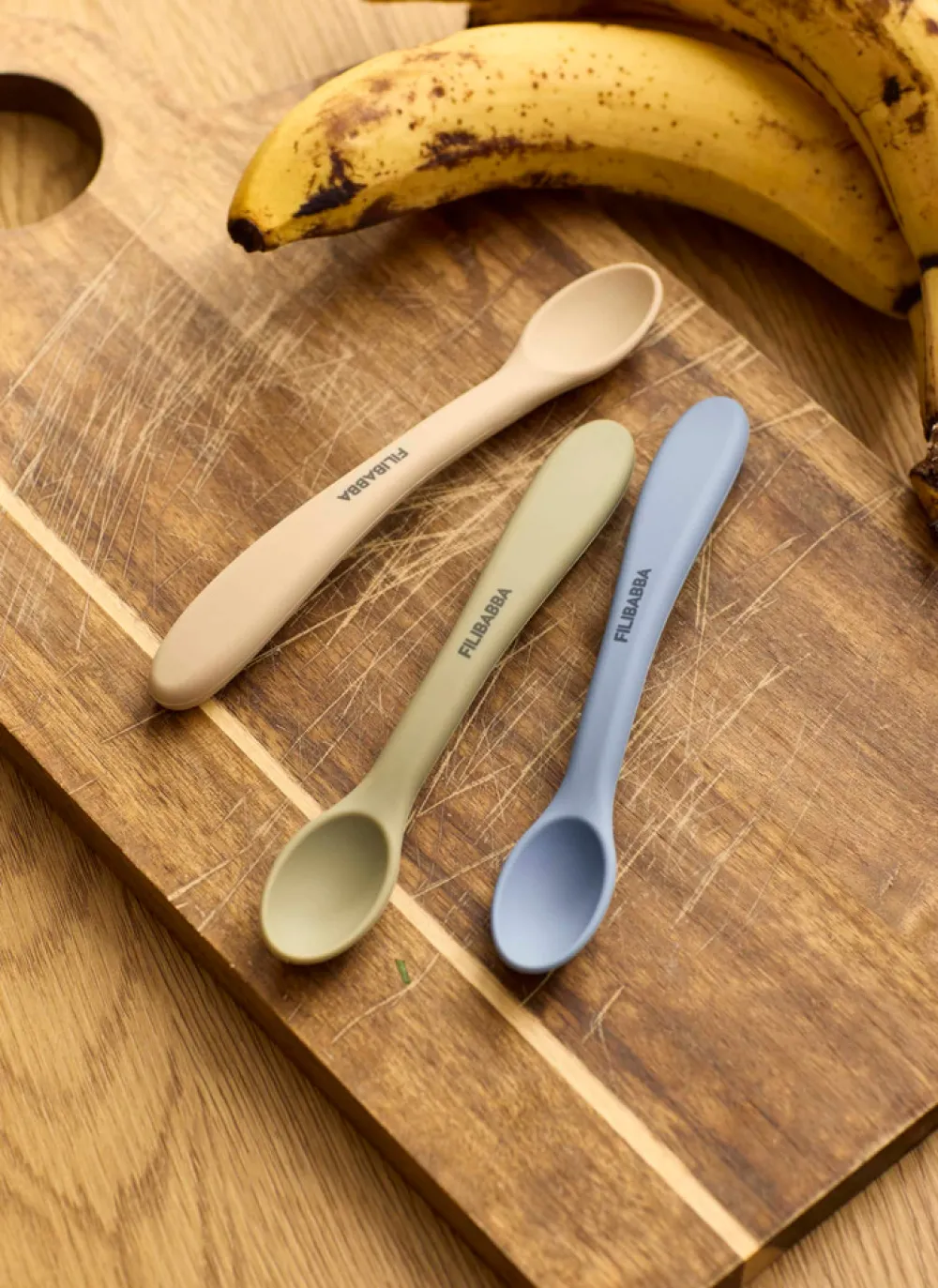 Filibabba Silikone skeer 3-pak - Ocean Mix- Bestik