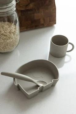 Sebra Silikone skesæt, lang, jetty beige- Bestik