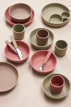 Filibabba Silikone tallerken - rose- Service