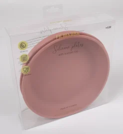 Filibabba Silikone tallerken - rose- Service