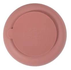 Filibabba Silikone tallerken ruminddelt - rose- Service