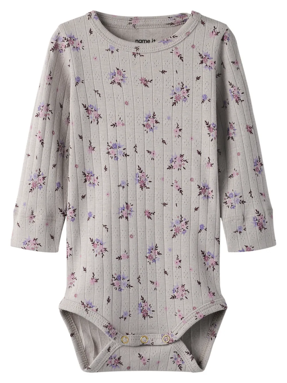 NAME IT Simone Langærmet Body - Ashes Of Roses- Bodystocking Langærmet