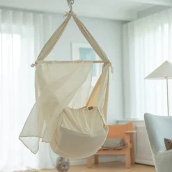 MEMBANTU Single slyngevugge natur-Børn Slyngevugger