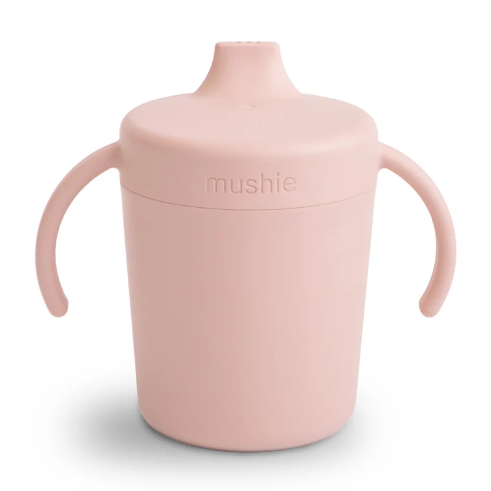 MUSHIE Sippy-Kop I Hård Plast - Blush- Service