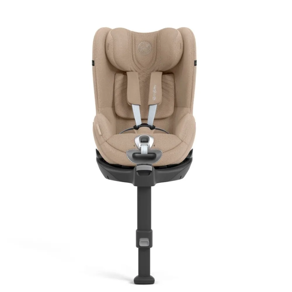 Cybex Sirona T i-Size PLUS inkl. base - cozy beige- Autostole 40-125 Cm (0-6 År)