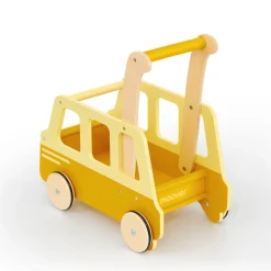 Moover Toys Skolebus skubbevogn gul- Gåvogne & Aktivitetsborde