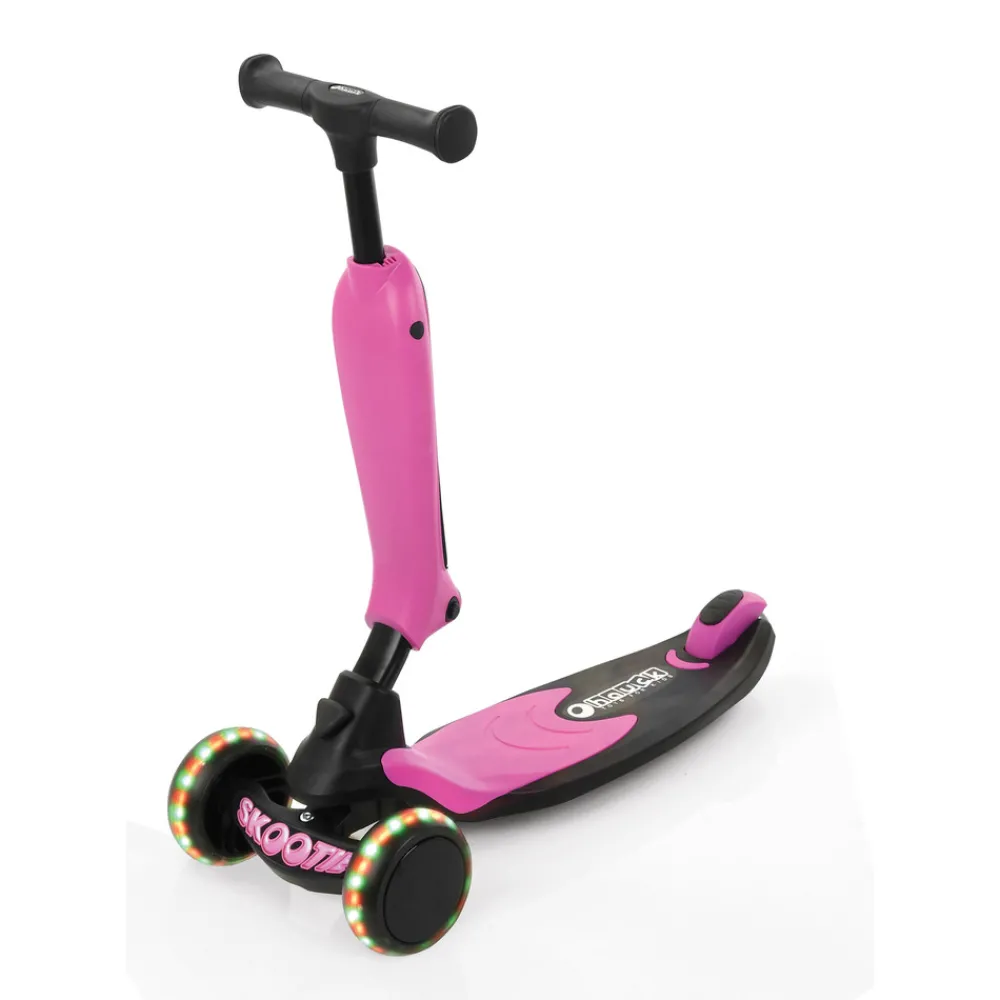 Hauck Skootie 2i1 løbehjul - neon pink- Løbehjul & Rulleskøjter